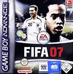 FIFA 07 box art for GameBoy Advance